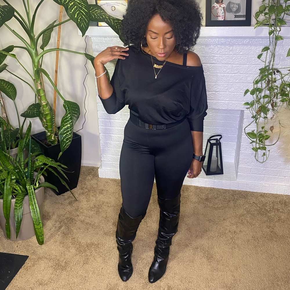 Off Shoulder Jumpsuit - Picture 3 of 3